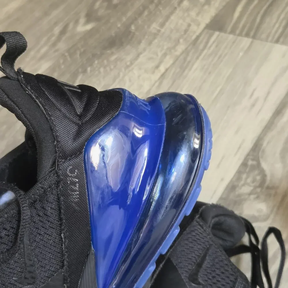 Nike Air Max 270 All Black Men's US 8 sapphire blue starry sky series